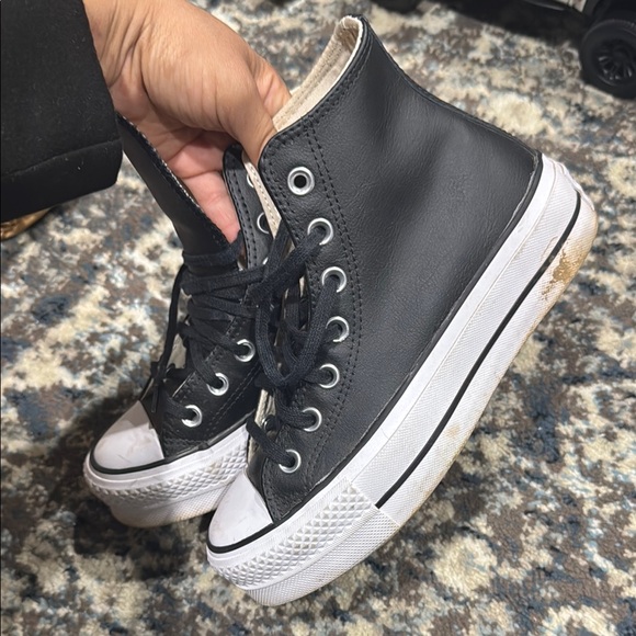 Black High-Top Sneakers - Picture 6 of 6